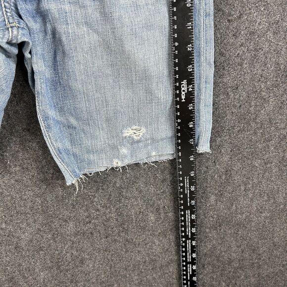 Polo Ralph Lauren Bermuda Jean Shorts Women's 27 Blue Sutton Boyfriend Cut Off - Picture 4 of 10